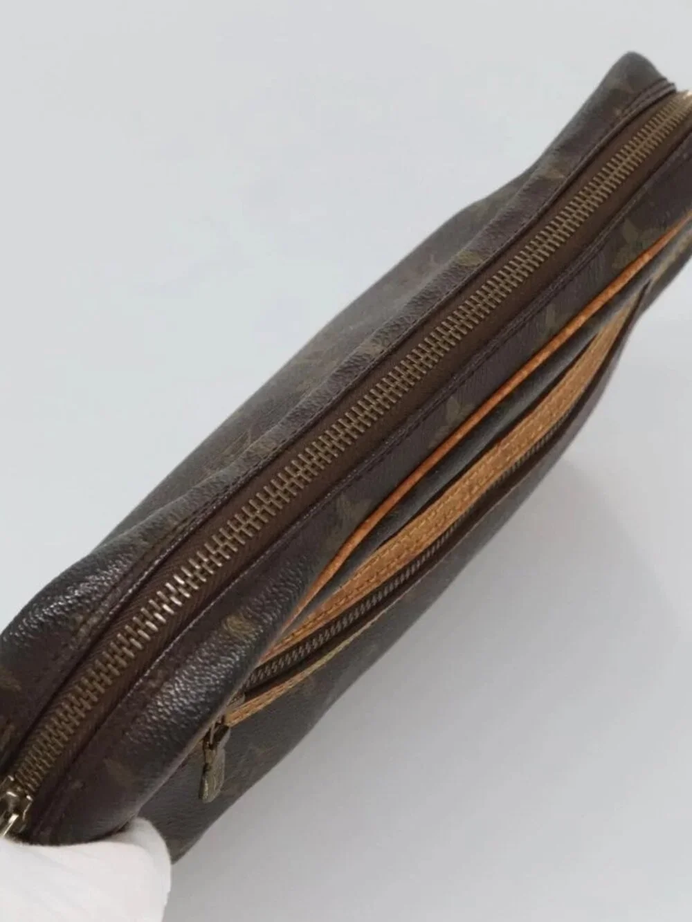 LOUIS VUITTON Monogram Marly Dragonne GM Clutch Bag M51825 LV Auth BA2186